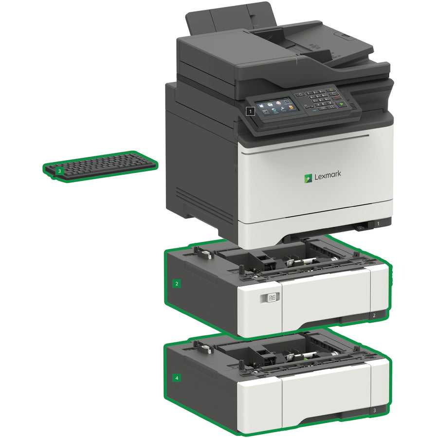 IMPRIMANTES LEXMARK, Cx622Ade basse tension Taa Us,