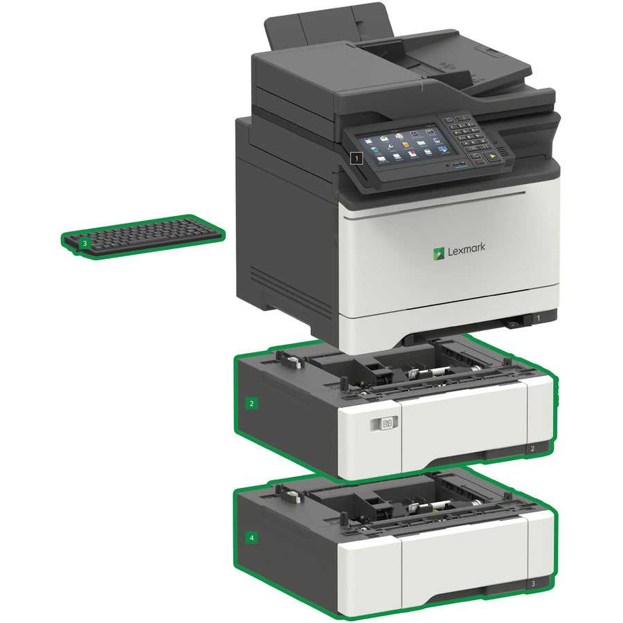 IMPRIMANTES LEXMARK, Cx625Ade basse tension Taa Us,