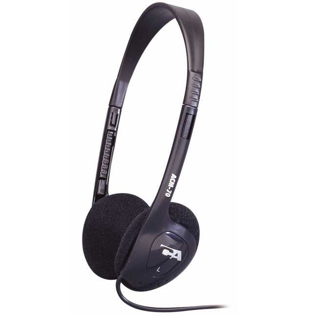 Cyber Acoustique, LLC, Cyber Acoustics Acm-70B Casque stéréo léger pour PC/audio