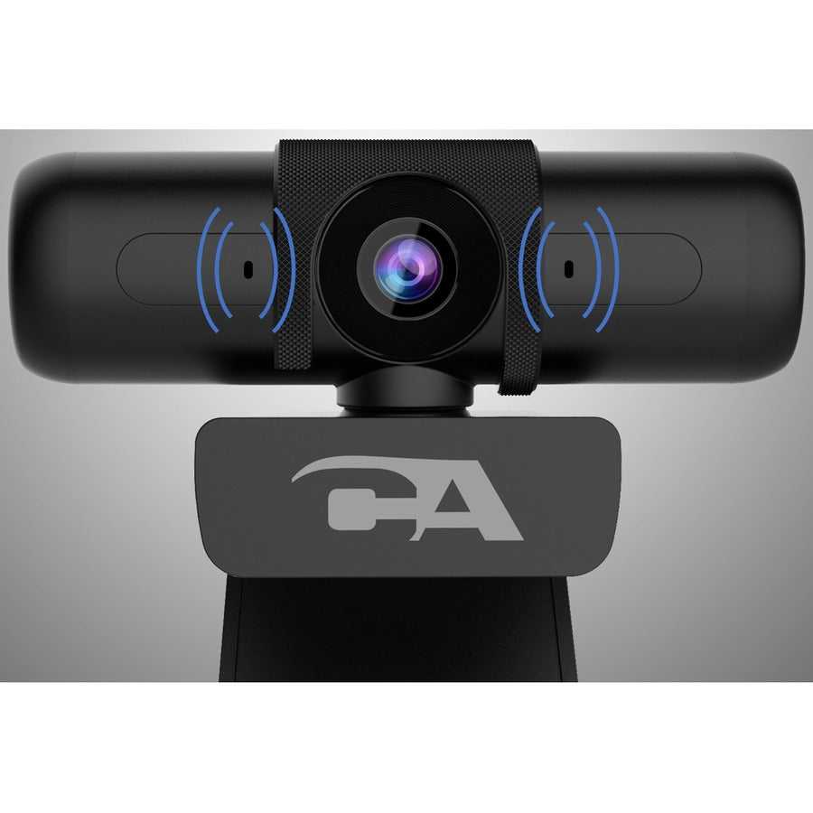 Cyber Acoustique, LLC, Cyber Acoustics Essential Webcam - 5 Mégapixels - 30 Fps - Noir - USB - 1 Pack(S)