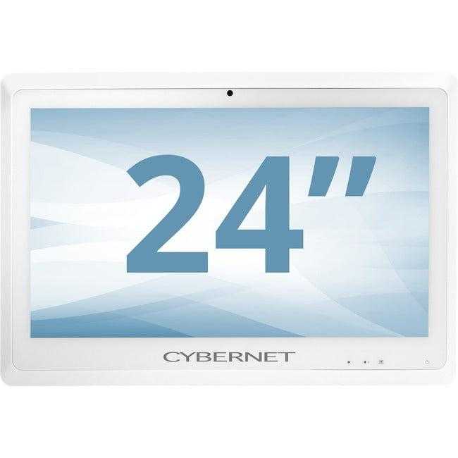 Cybernet Fabrication, Inc., Cybernet Cybermed S24 Ordinateur tout-en-un - Intel Core I5 6ème génération I5-6200U 2,30 Ghz - 8 Go de RAM Ddr4 Sdram - 128 Go SSD - Écran tactile 23,6" Full Hd 1920 X 1080 - Bureau - Blanc