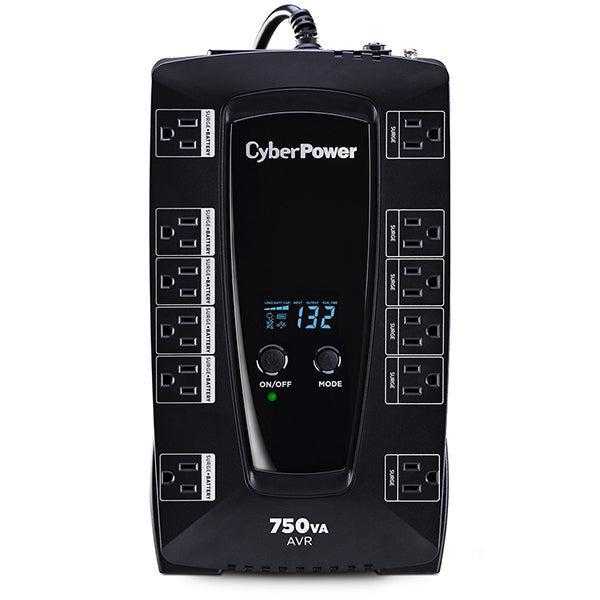 CyberPouvoir, Cyberpower Avrg750Lcd Alimentation sans interruption (Ups) Line-Interactive 0,75 Kva 450 W 12 Sortie CA(S)