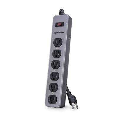 CyberPouvoir, Cyberpower B603Mgy Parasurtenseur Noir, Gris 6 Sortie(S) CA 125 V 0,9 M