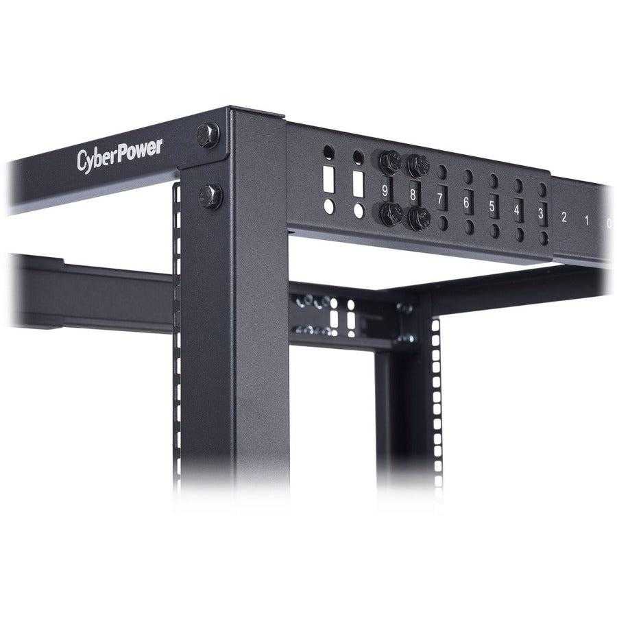 CyberPouvoir, Cyberpower Cr45U40001 Armoire rack 45U Rack autoportant Noir