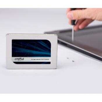 Crucial, Disque SSD interne Sata3 Crucial Mx500 250 Go 2,5 pouces (Micron 3D Tlc Nand)