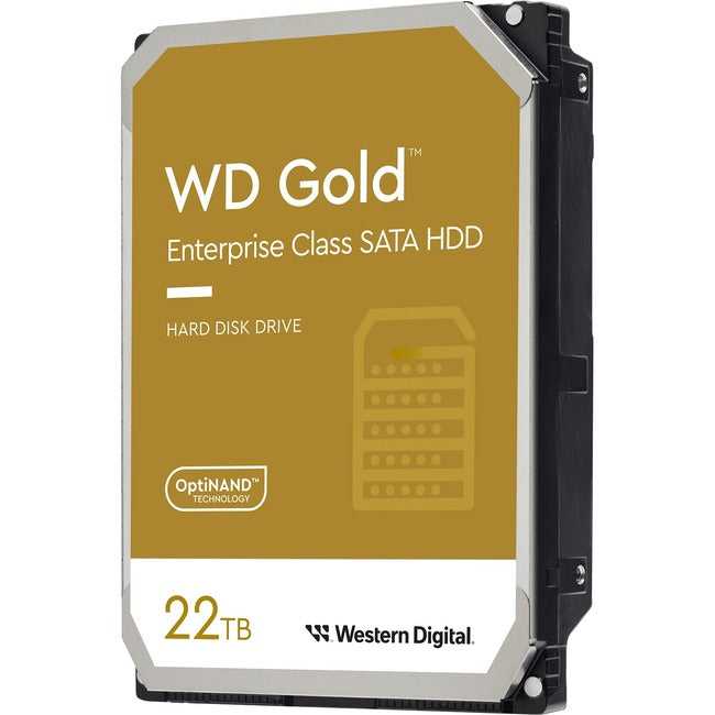 Société numérique occidentale, Disque dur Wd Gold Wd221Kryz 22 To - 3,5" interne - Sata (Sata/600) - Méthode d'enregistrement magnétique conventionnel (Cmr) Wd221Kryz