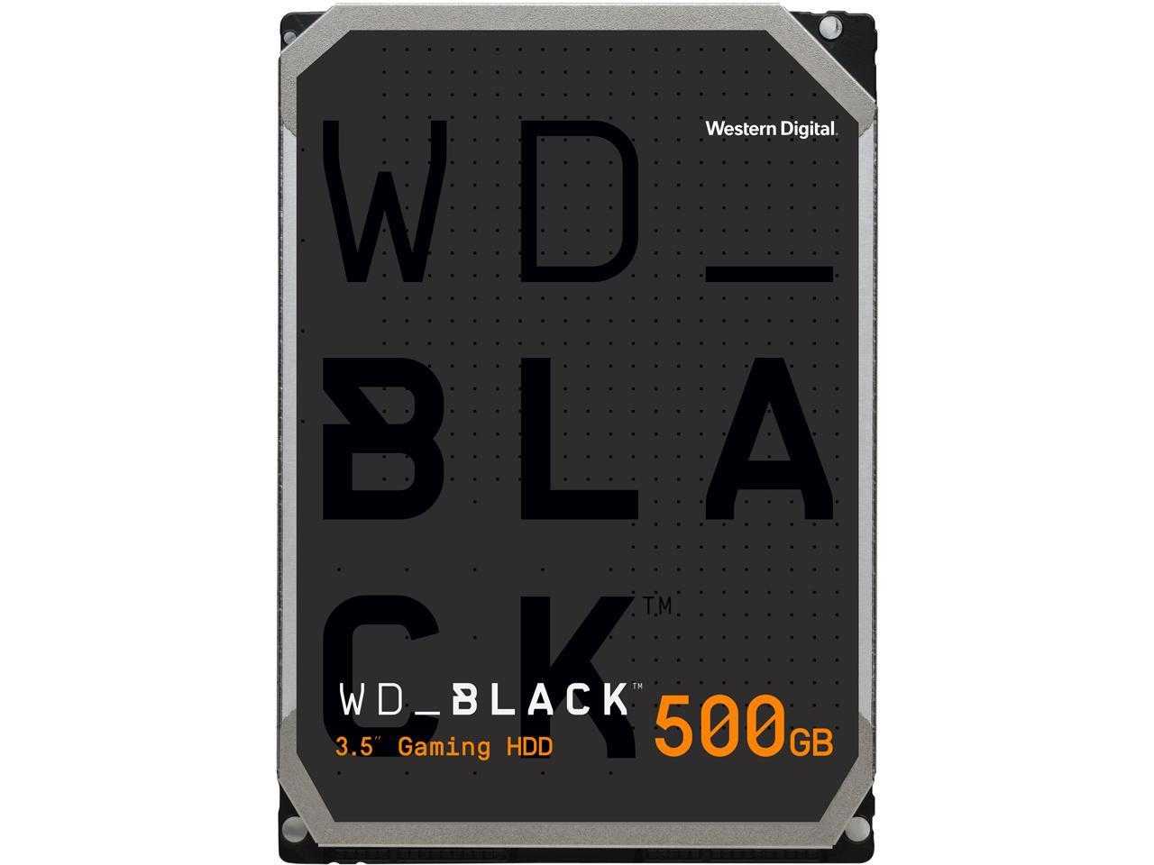 Numérique occidental, Disque dur de bureau Wd Black 500 Go Performance - 7200 tr/min Sata 6 Go/s 64 Mo de cache 3,5 pouces - Wd5003Azex