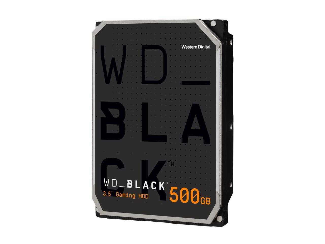 Numérique occidental, Disque dur de bureau Wd Black 500 Go Performance - 7200 tr/min Sata 6 Go/s 64 Mo de cache 3,5 pouces - Wd5003Azex