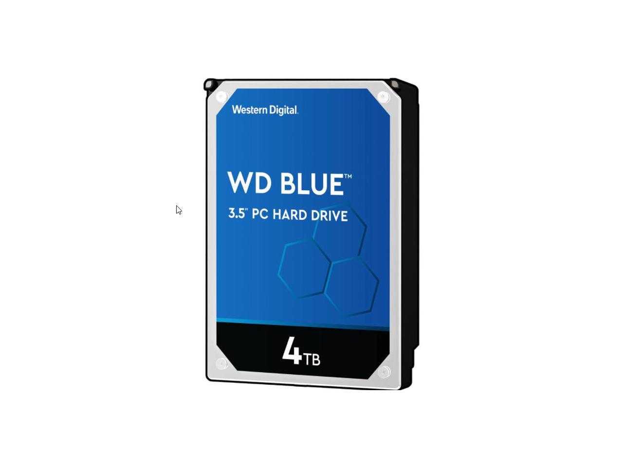 Numérique occidental, Disque dur de bureau Wd Blue 4 To - 5 400 tr/min Sata 6 Go/s 256 Mo de cache 3,5 pouces - Wd40Ezaz