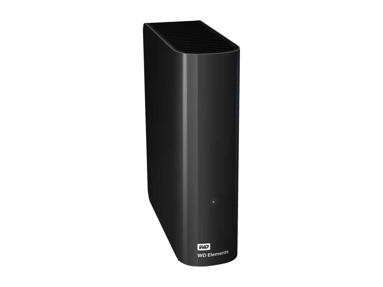 Numérique occidental, Disque dur de bureau Wd Elements 10 To USB 3.0 noir Wdbwlg0100Hbk-Nesn