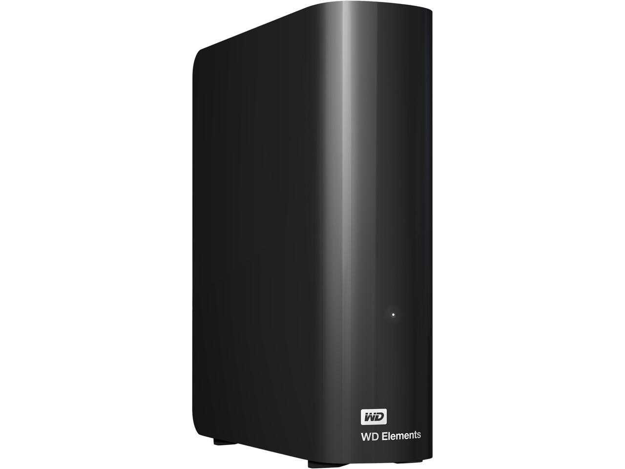 Numérique occidental, Disque dur de bureau Wd Elements 6 To USB 3.0 noir Wdbwlg0060Hbk-Nesn