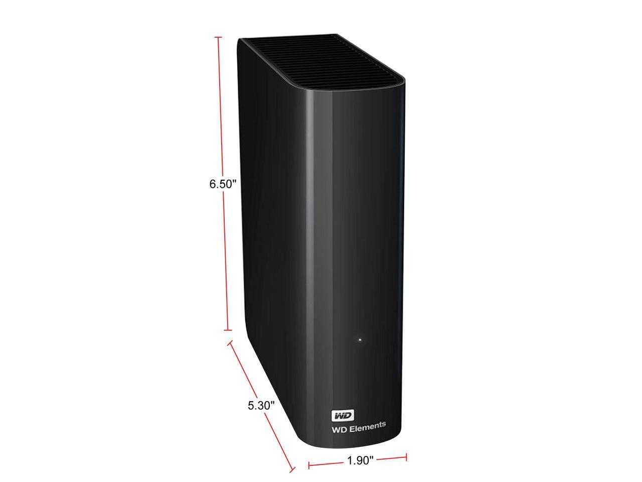 Numérique occidental, Disque dur de bureau Wd Elements USB 3.0 12 To noir Wdbwlg0120Hbk-Nesn