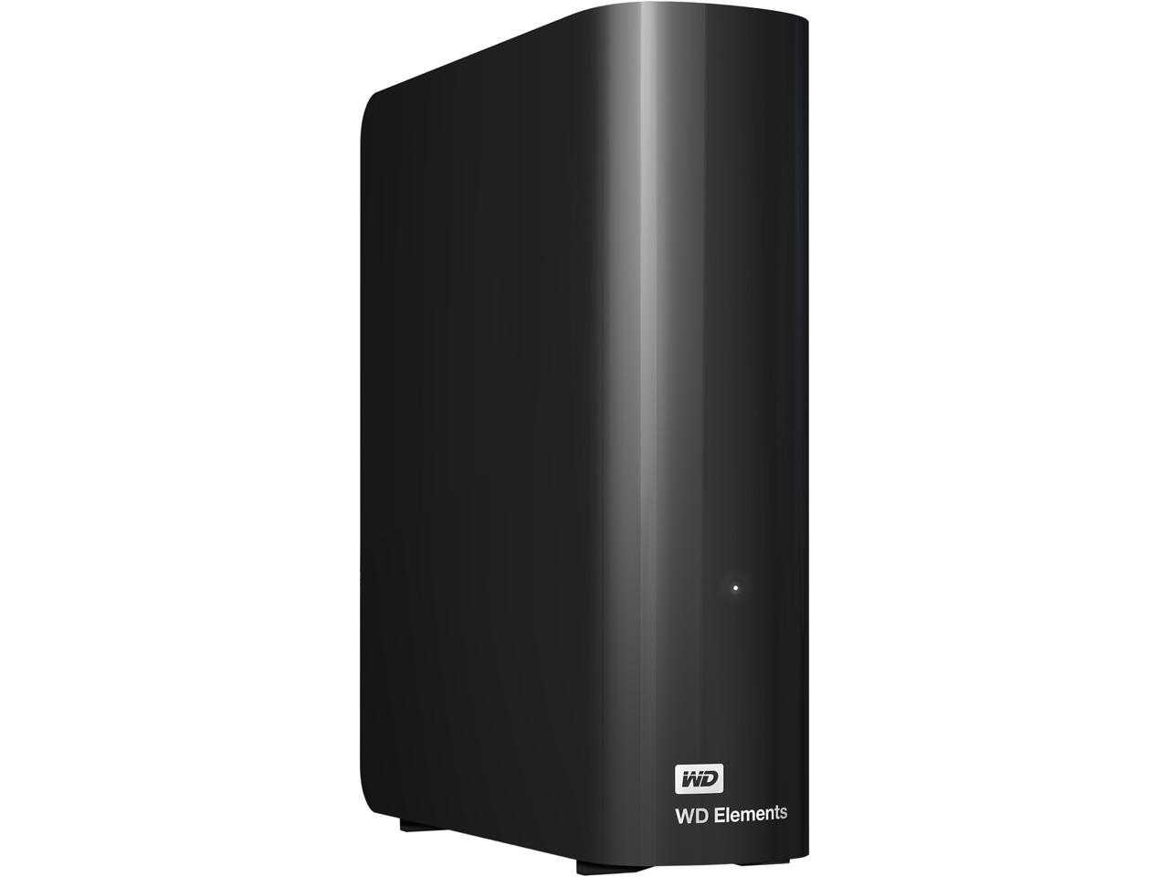 Numérique occidental, Disque dur de bureau Wd Elements USB 3.0 8 To noir Wdbwlg0080Hbk-Nesn