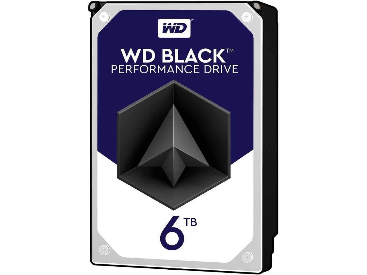 Numérique occidental, Disque dur de bureau performant Wd Black 6 To - 7 200 tr/min Sata 6 Gb/S 128 Mo de cache 3,5 pouces - Wd6002Fzwx