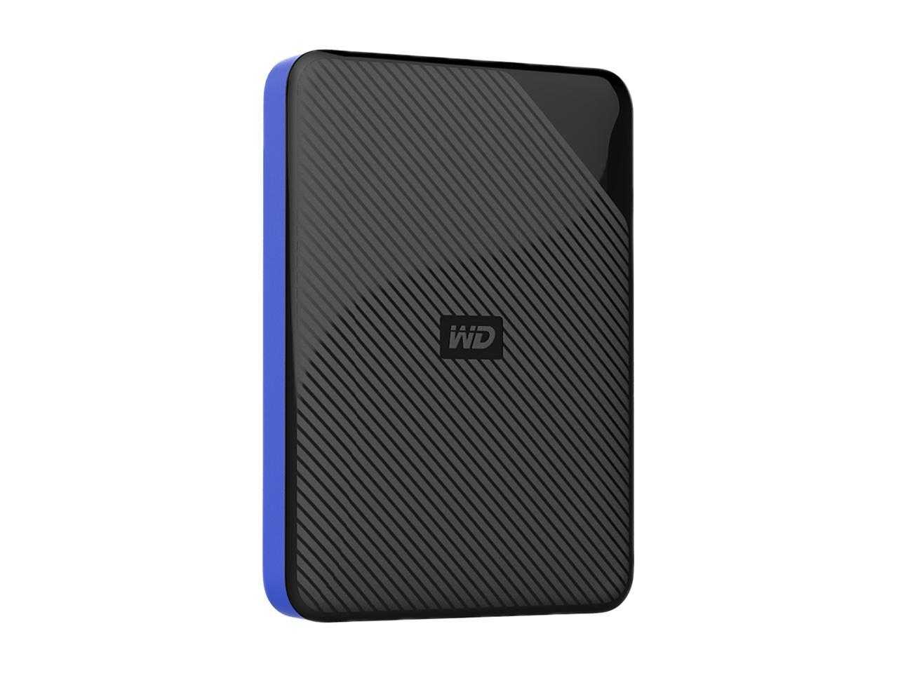 Numérique occidental, Disque dur externe Wd 4 To Gaming Drive noir pour Playstation/Xbox et PC - USB 3.0 (Wdbm1M0040Bbk-Wesn)