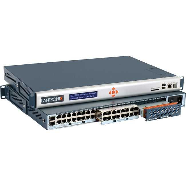 Lantronix, Inc., Gestionnaire de console Slc8000 Adv, Rj45 32 ports série double SFP/AC PSU