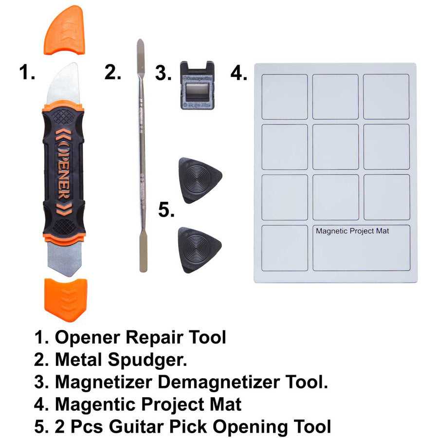 SYBA MULTIMÉDIA INC., Kit complet d'outils de réparation électronique essentiel