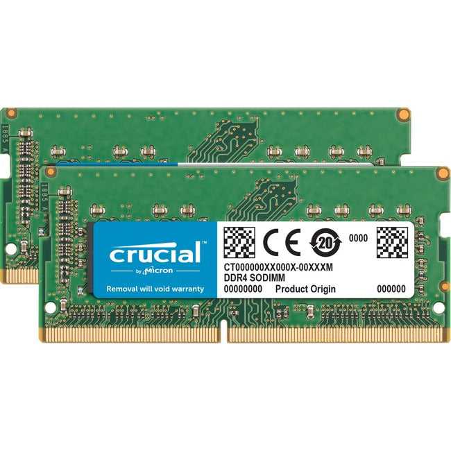 MICRON, Kit de mémoire Crucial 32 Go (2 x 16 Go) Ddr4 Sdram Ct2K16G4S266M