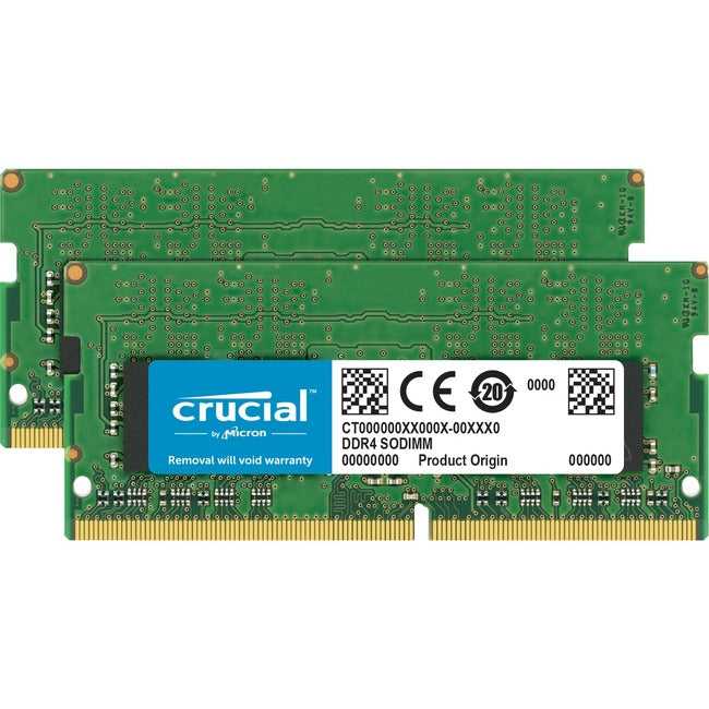 Micron Technology, Inc., Kit de mémoire Crucial 64 Go (2 x 32 Go) Ddr4 Sdram