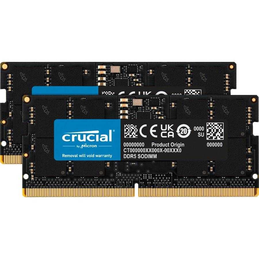 Micron Technology, Inc., Kit de mémoire SDRAM DDR5 Crucial CT2K16G52C42S5 de 32 Go (2 x 16 Go)