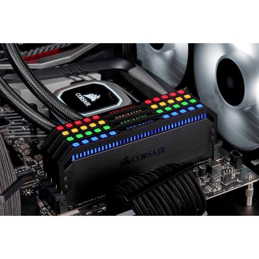 CORSAIRE XMS, Kit de module de mémoire Corsair Dominator Platinum Rgb 64 Go Ddr4 Sdram