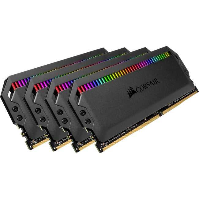 CORSAIRE XMS, Kit de module de mémoire Corsair Dominator Platinum Rgb 64 Go Ddr4 Sdram