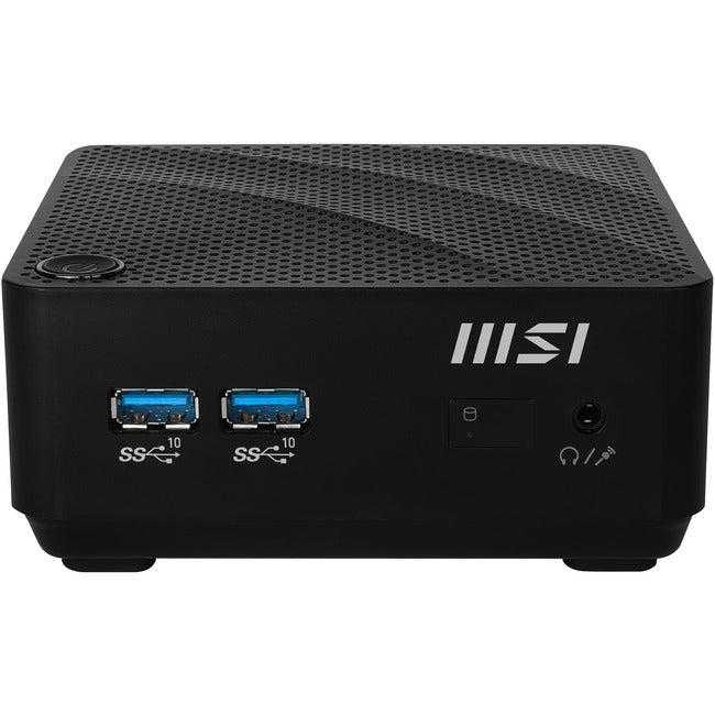 MSI - SYSTÈMES, Mini PC Cubi N Jsl-070Us, Celeron 4 Go 128 Go Noir W11P