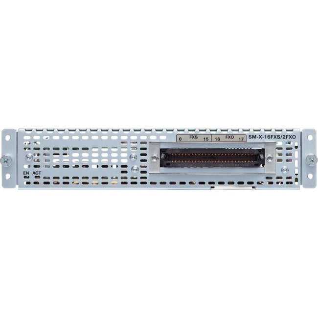 Cisco Systems, Inc., Module de service vocal analogique haute densité simple largeur Cisco avec 16 Fx et 2 Fxo