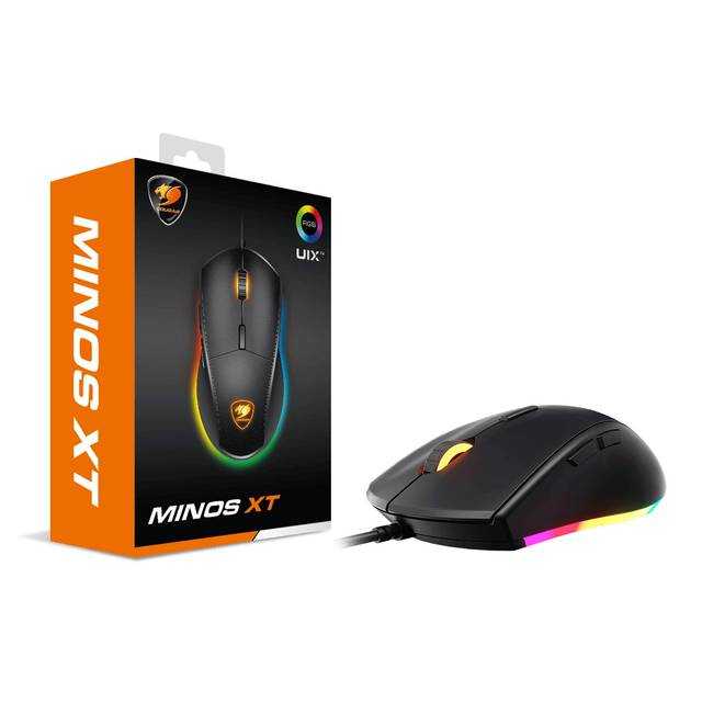 Puma, Souris de jeu Cougar Minos Xt Rgb avec 4000 Dpi (noir)