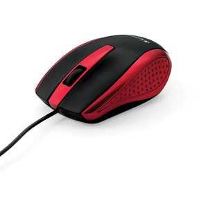 CORPORATION VERBATIM, Souris optique filaire pour ordinateur portable, rouge