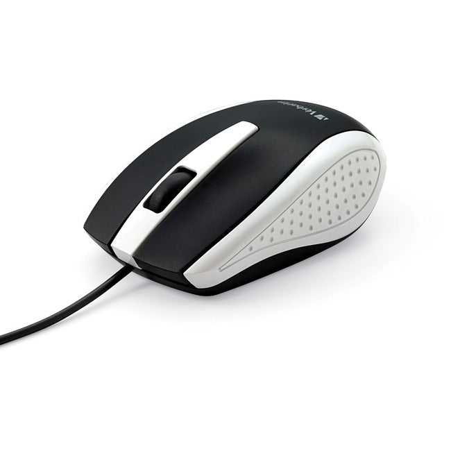 VERBATIM AMERICAS LLC, Souris optique pour ordinateur portable filaire - Blanc