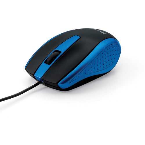 CORPORATION VERBATIM, Souris optique pour ordinateur portable filaire Verbatim - Bleu - Optique - Câble 99743