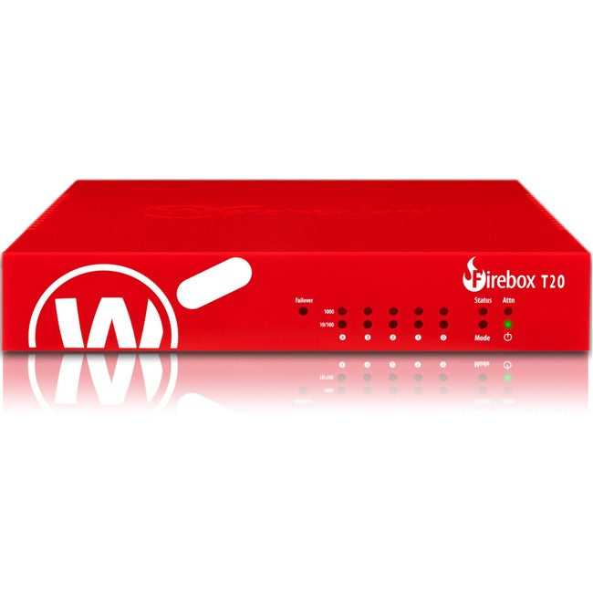 WatchGuard Technologies, Inc., Watchguard Firebox T20 Appareil de sécurité réseau/pare-feu Wgt20001-Ww