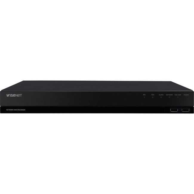 HANWHA TECHWIN AMÉRIQUE, Wave Nvr 1 To 8 Ch Poe+ 2 Fixes, Disques durs SATA internes 1U