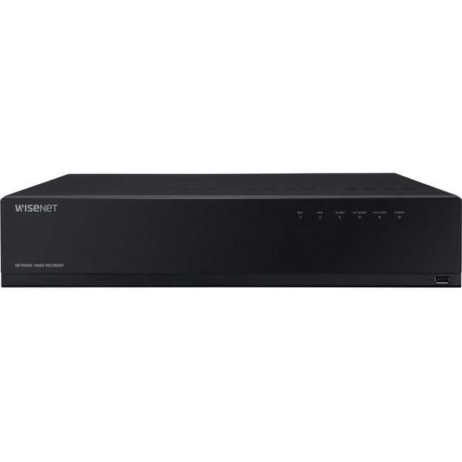 HANWHA TECHWIN AMÉRIQUE, Wave Nvr 12 To 16Ch Poe+ 4 Fixes, Disques durs SATA internes 2U