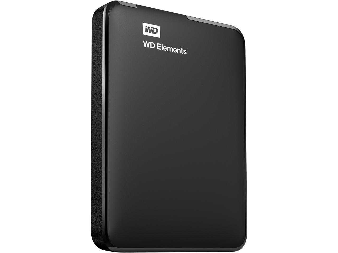 Numérique occidental, Wd 1 To Elements Stockage Portable Usb 3.0 Modèle Wdbuzg0010Bbk-Wesn Noir