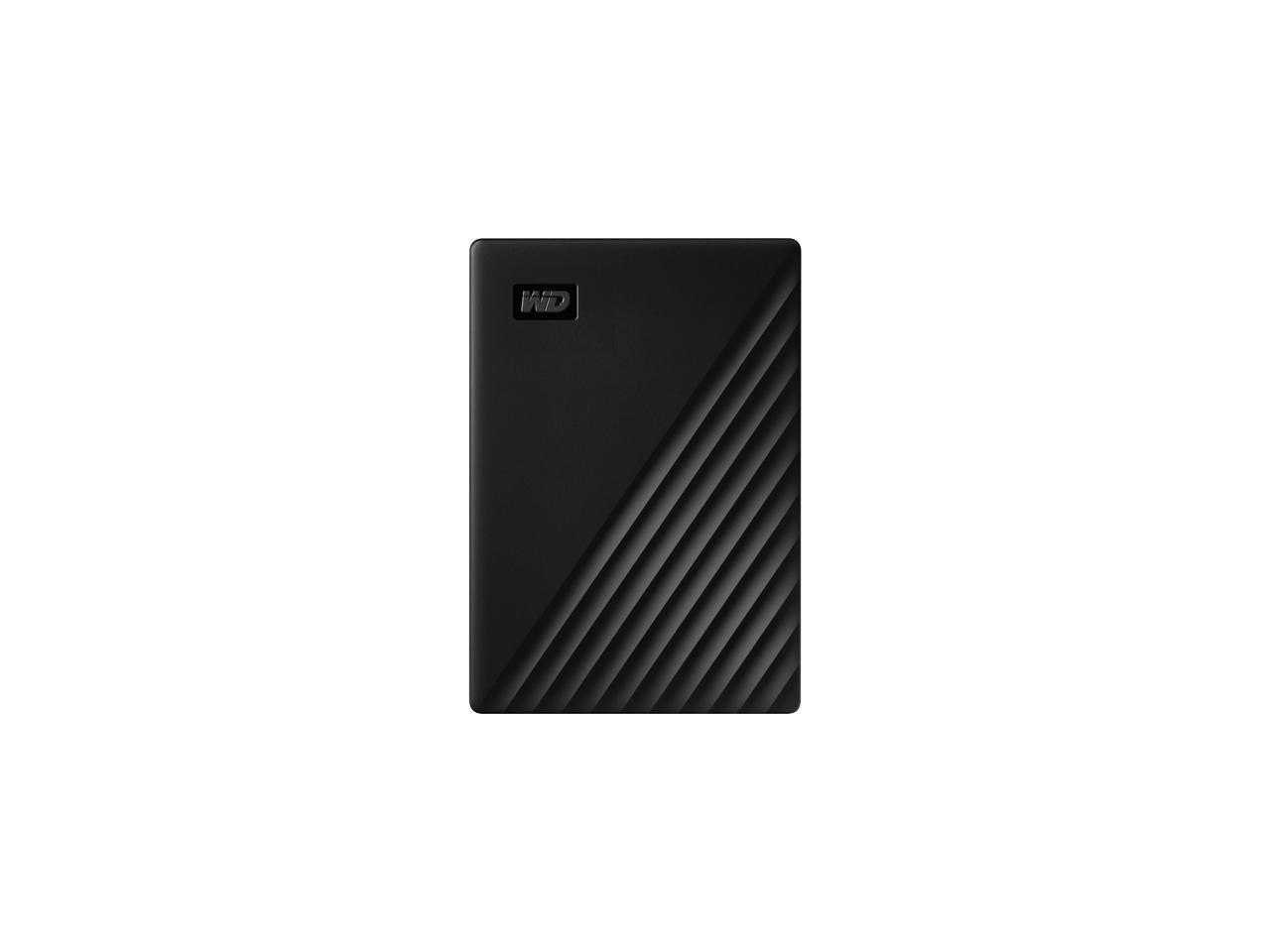 Numérique occidental, Wd 2 To My Passport Disque dur externe de stockage portable USB 3.2 pour Pc/Mac Noir (Wdbyvg0020Bbk-Wesn)