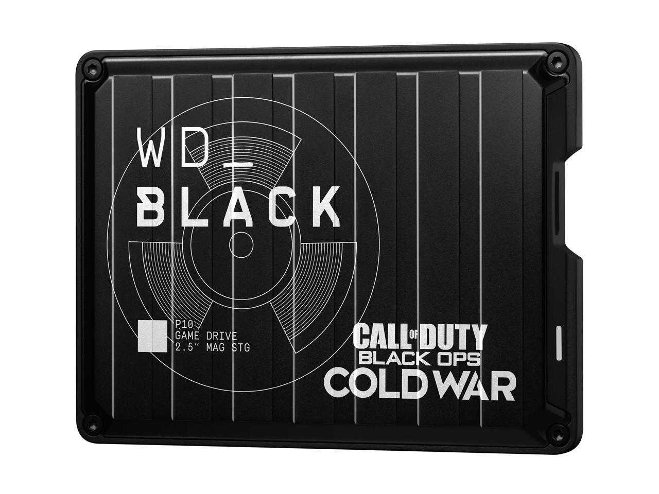 Numérique occidental, Wd Black 2 To P10, Call Of Duty: Black Ops Cold War Special Edition USB 3.2 Gen 1, modèle Micro B Wdbazc0020Bbk-Wesn Black