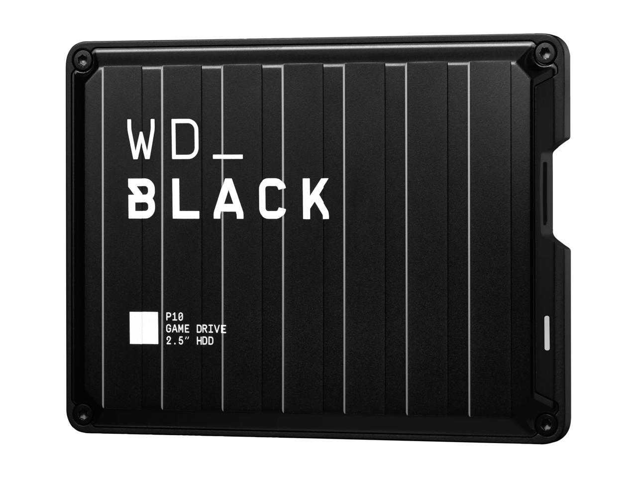 Numérique occidental, Wd Black 2 To P10 Game Drive Disque dur externe portable pour Ps5/Ps4/Xbox One/Pc/Mac USB 3.2 (Wdba2W0020Bbk-Wesn)