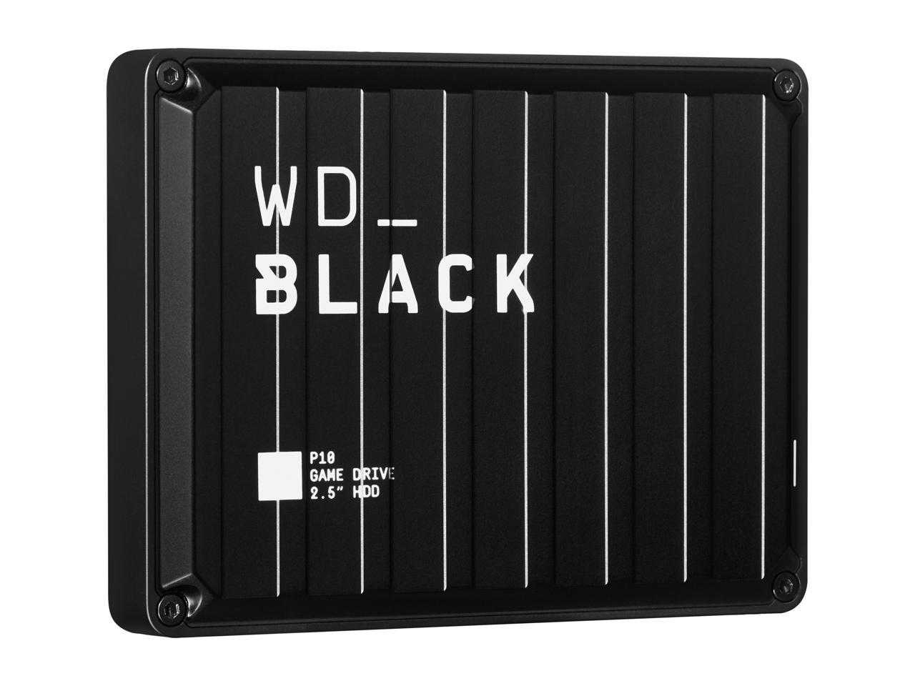 Numérique occidental, Wd Black 4 To P10 Game Drive Disque dur externe portable pour Ps5/Ps4/Xbox One/Pc/Mac USB 3.2 (Wdba3A0040Bbk-Wesn)