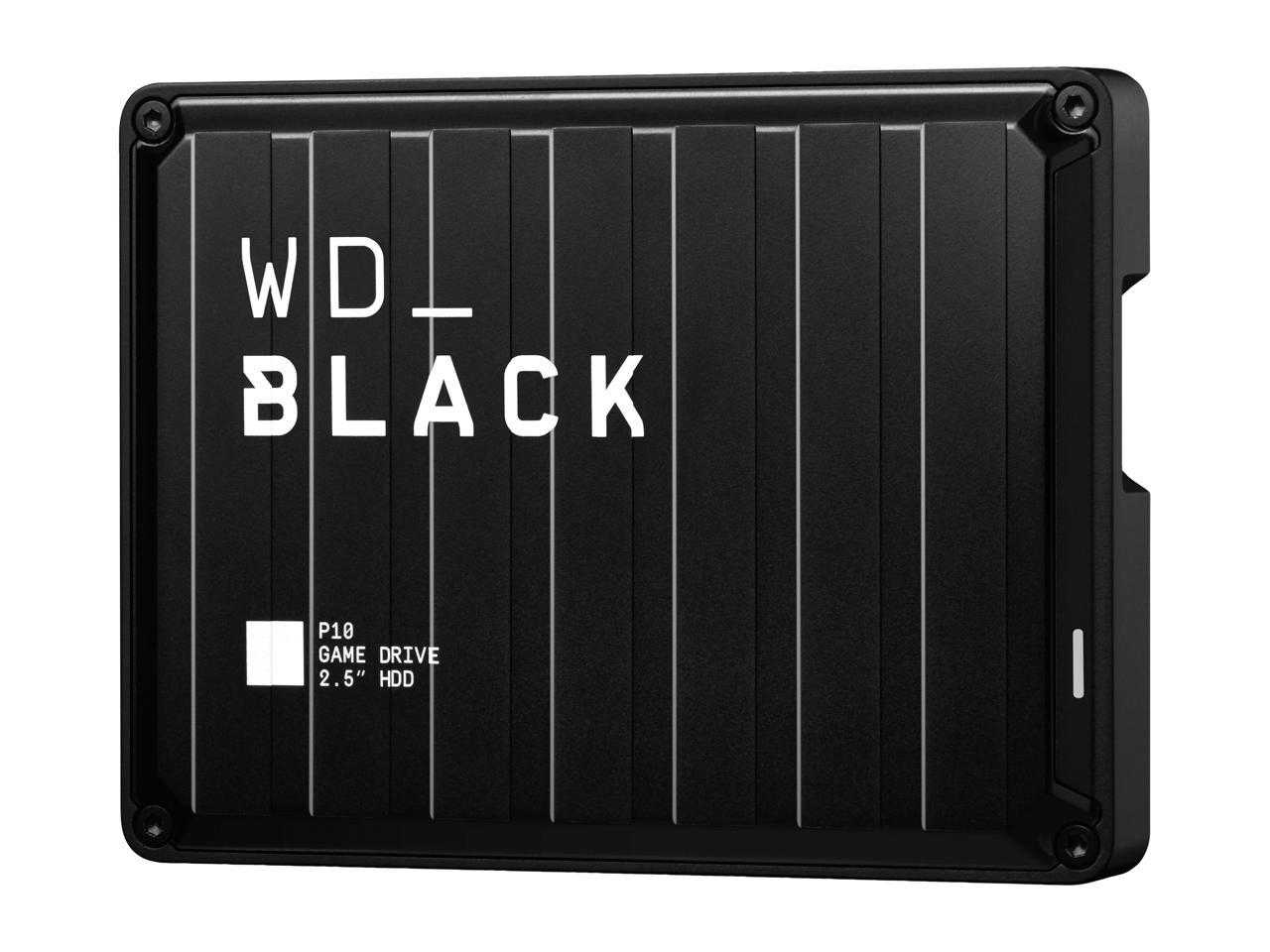 Numérique occidental, Wd Black 5 To P10 Game Drive Disque dur externe portable pour Ps5/Ps4/Xbox One/Pc/Mac USB 3.2 (Wdba3A0050Bbk-Wesn)