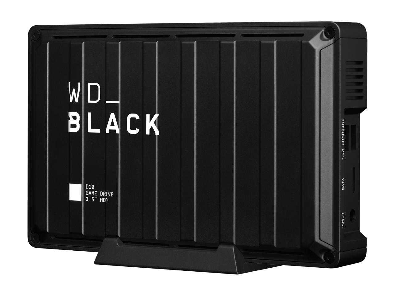 Numérique occidental, Wd Black 8 To D10 Game Drive Disque dur externe portable pour Ps4/Xbox One/Pc/Mac USB 3.2 (Wdba3P0080Hbk-Nesn)