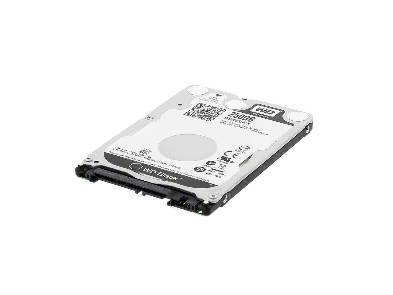 Numérique occidental, Wd Black Wd2500Lplx 250 Go 7200 tr/min 32 Mo de cache Sata 6,0 Go/s 2,5" Disque dur interne nu