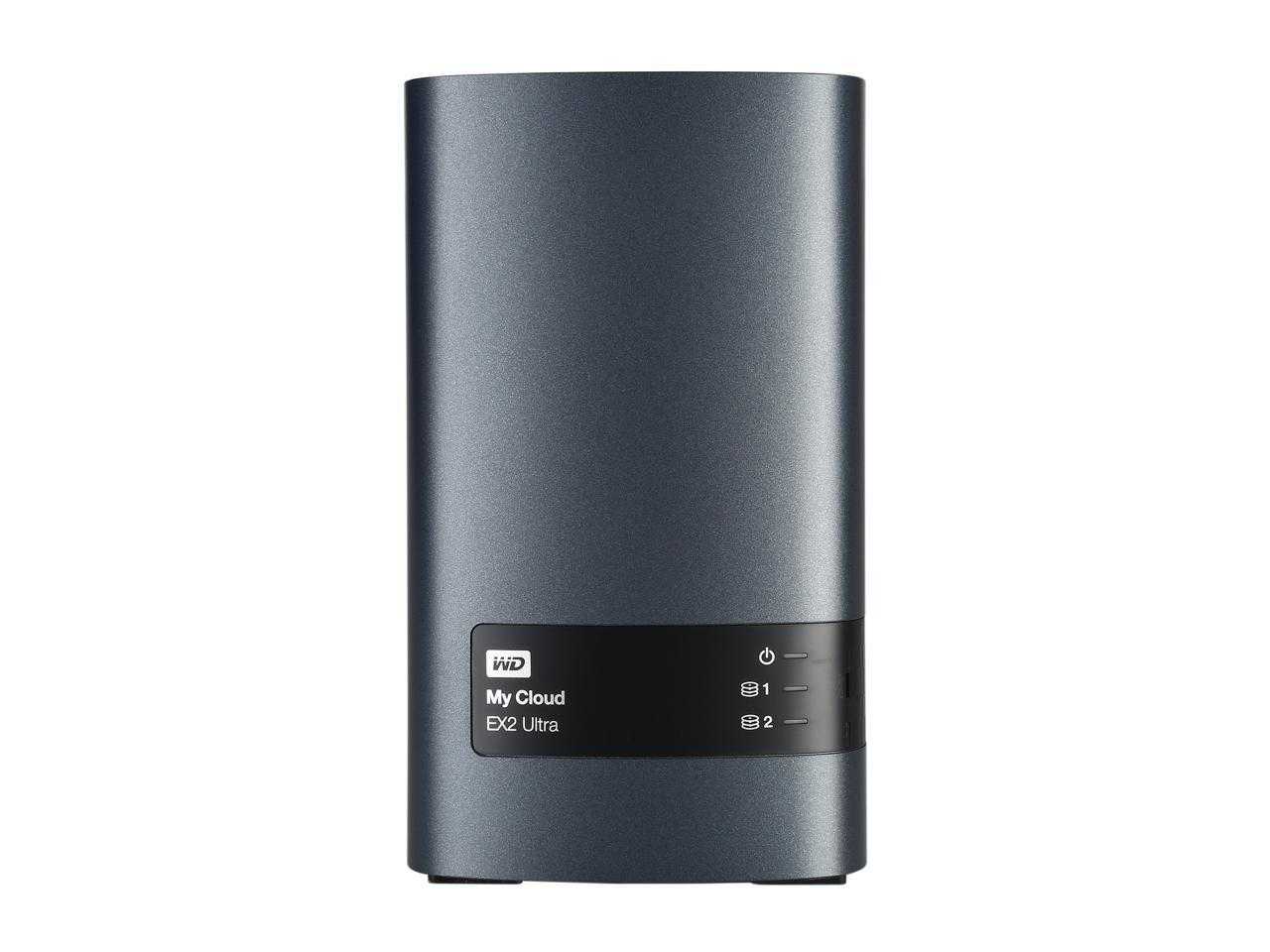 Numérique occidental, Wd Diskless My Cloud Ex2 Ultra Nas - Stockage en réseau - Processeur double cœur (Wdbvbz0000Nch-Nesn)