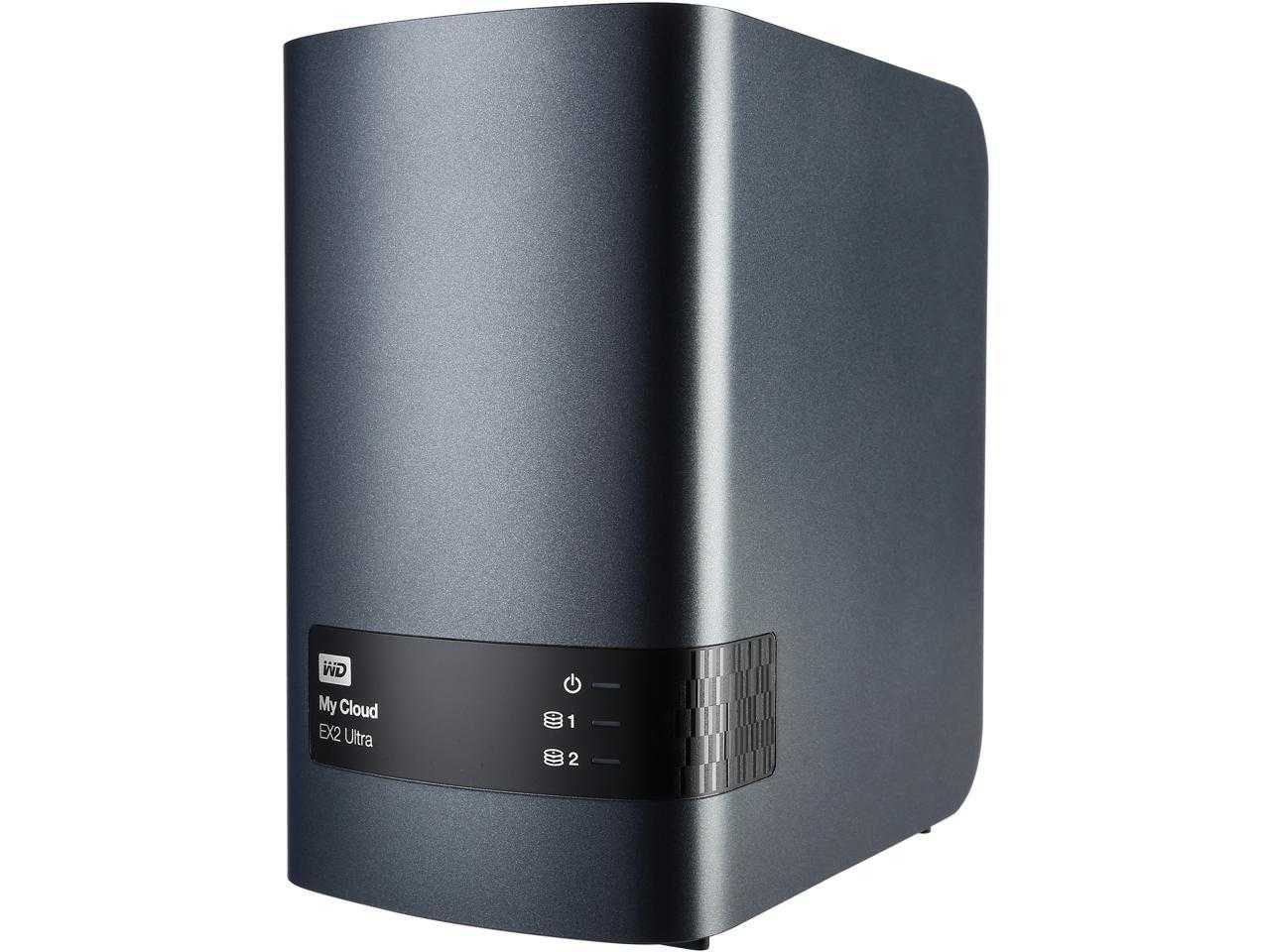 Numérique occidental, Wd Diskless My Cloud Ex2 Ultra Nas - Stockage en réseau - Processeur double cœur (Wdbvbz0000Nch-Nesn)