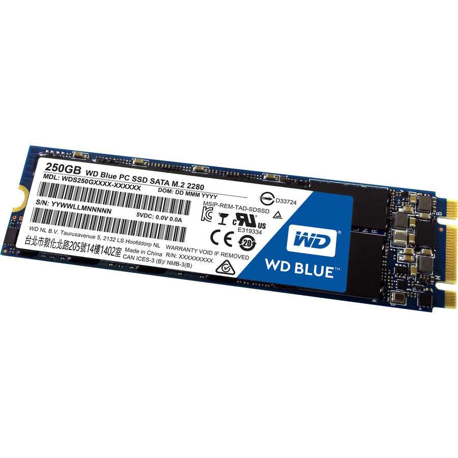 WD-IMSoourcing, Wd-Imsourcing Blue Wds250G1B0B Disque SSD 250 Go - M.2 2280 Interne - Sata (Sata/600)