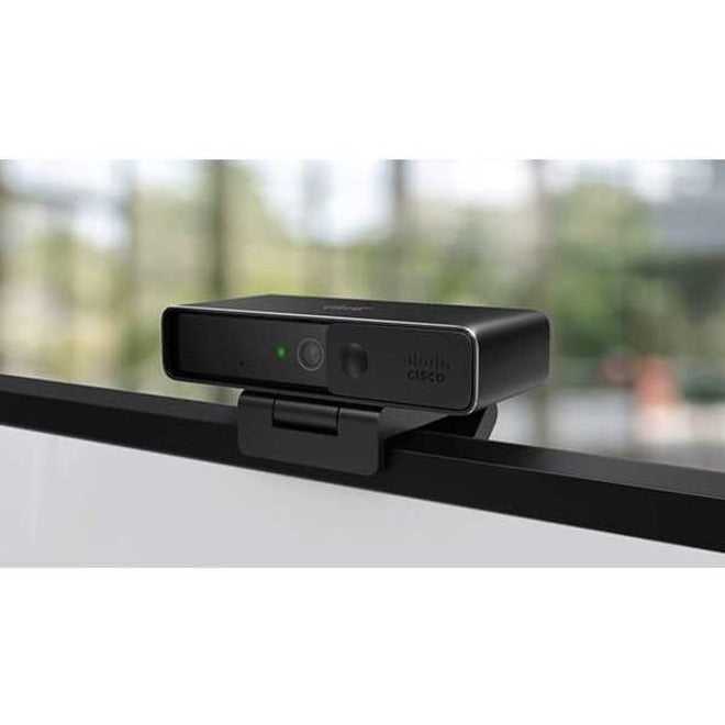 Cisco Systems, Inc., Webcam Cisco Webex - 13 Mégapixels - 60 Fps - Noir Carbone - USB Type C